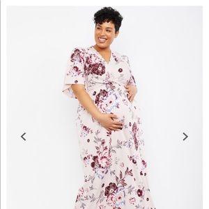 Maternity baby shower maxi dress worn once